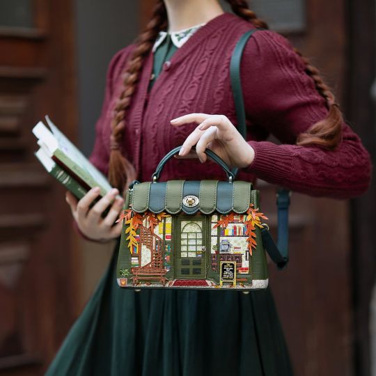 The Old Bookshop - Green Edition - Mini Grace Bag