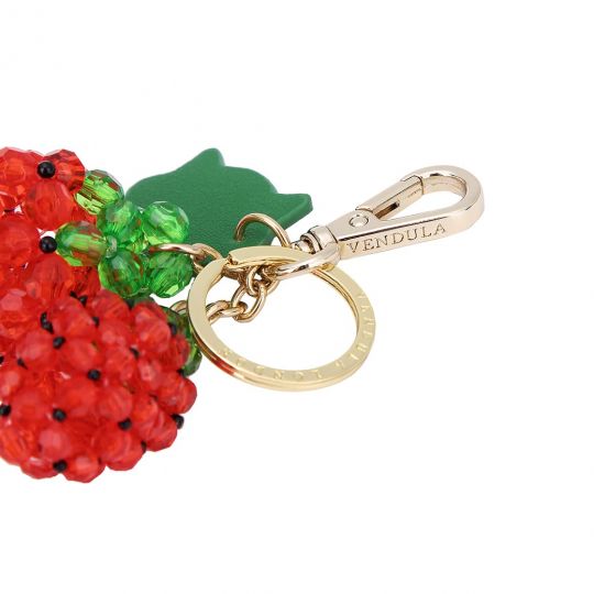 Vendula Smoothies Beaded Strawberry Key Charm