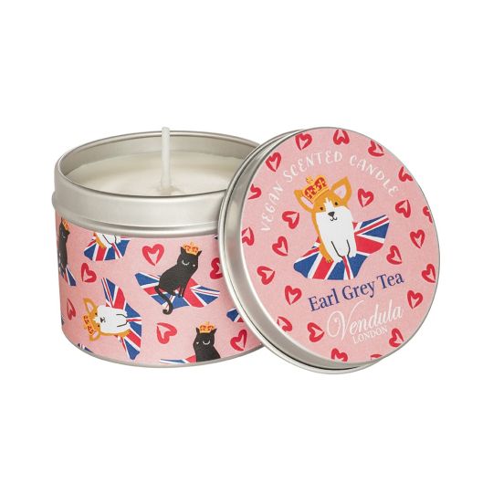 Cats & Corgis Early Grey Scented Candle