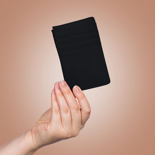Colour Pop Geldbörse und Kartenhalter mit Reißverschluss-Schwarz