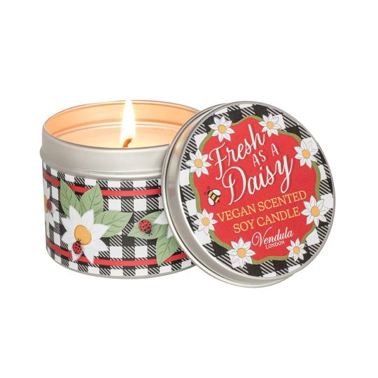 Daisy Garden Sweet Pea Scented Candle