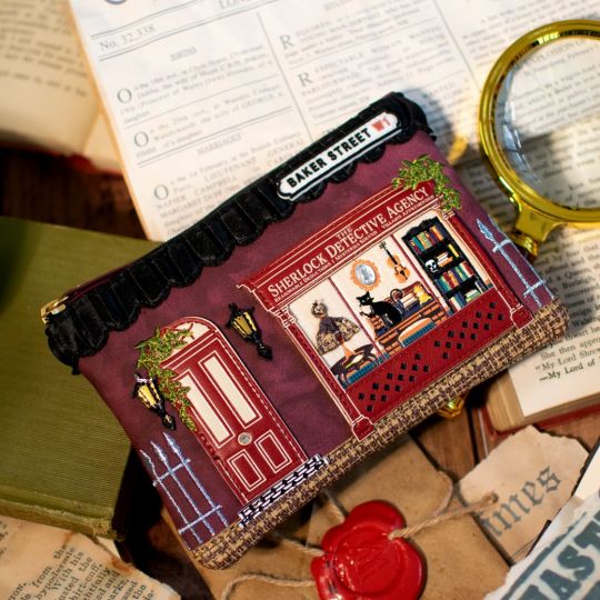 Sherlock Detective Agency-Geldbörse mit Reißverschluss