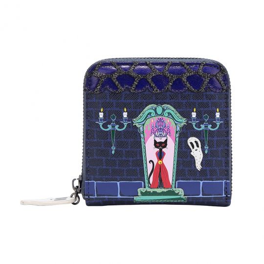 Cat Draculas Haunted House Square Wallet