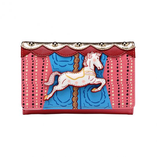 Vendula Heritage: Edwardian Pier Carousel-kleine-Damenbrieftasche