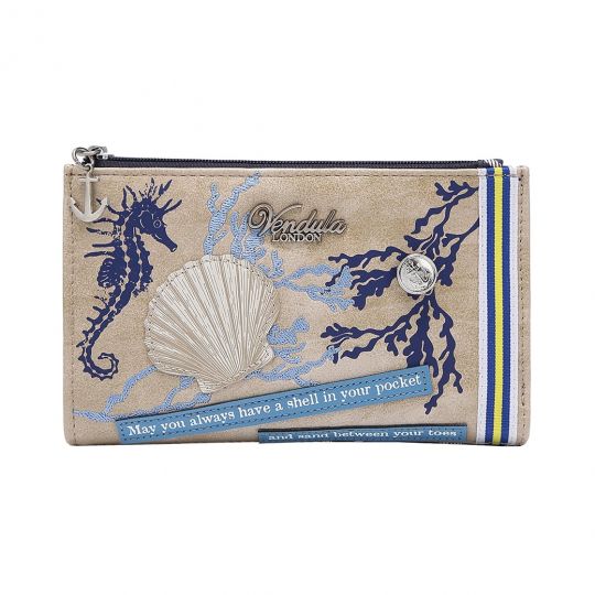 English Coast Scrapbook Soft Foldover Wallet