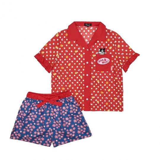 Vendula Corner Shop Cotton Shortie Pyjama Set