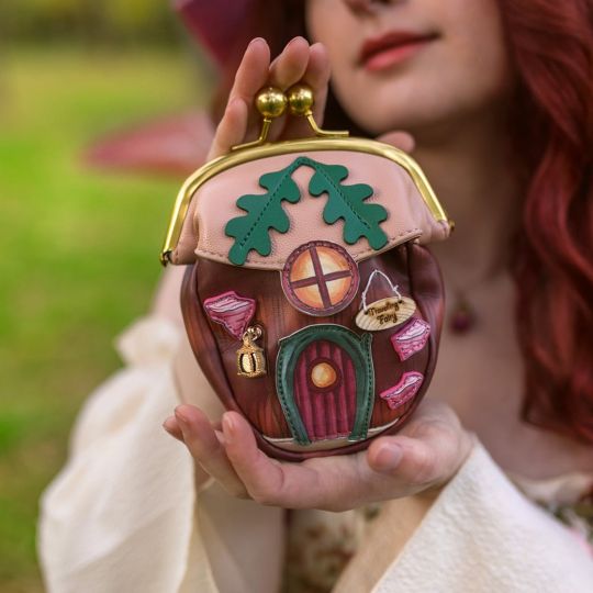 Portamonete Con Clip ''Acorn'' Fairy Village