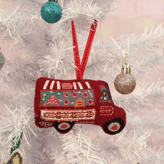 Mulled Wine Truck Fabric Decoration