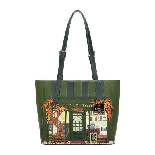 The Old Bookshop - Green Edition-Shopper-Tasche