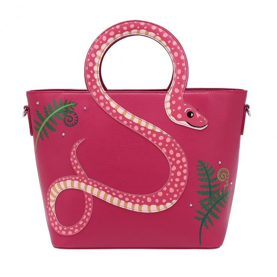 Animal Park - Snake Motif Cut Out Handle Tote