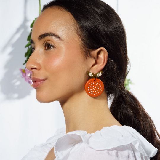 Vendula Smoothies Tangerine Earrings