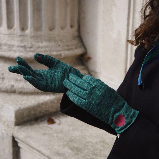 Vendula Highland Fling Gewebte Handschuhe in Zwei-Ton-Färbung