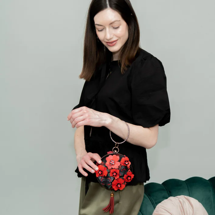 Butterfly Garden Jayla Evening Bag