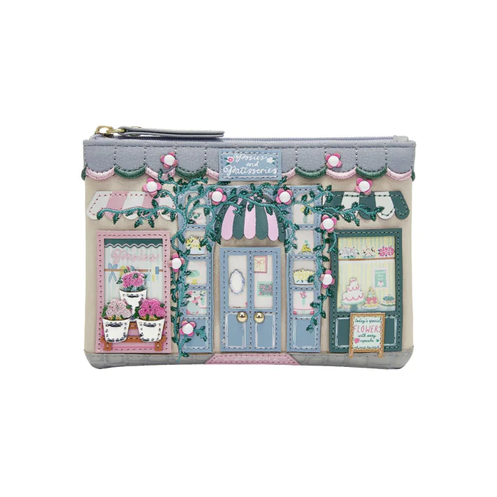 Posies and Patisseries Zipper Coin Purse