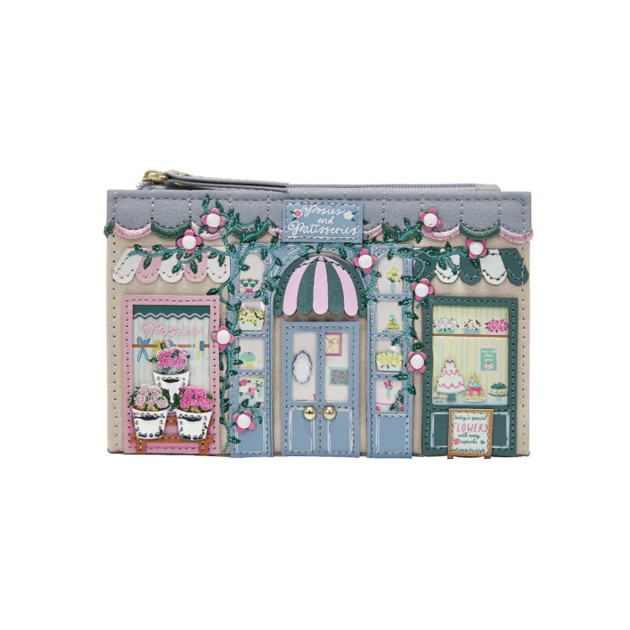 Posies and Patisseries Compact Folding Wallet