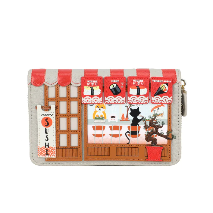 Vendula Sushi - Grey Edition Medium Ziparound Wallet