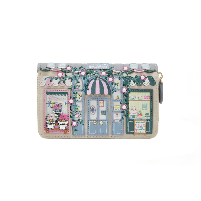 Posies and Patisseries Medium Ziparound Wallet