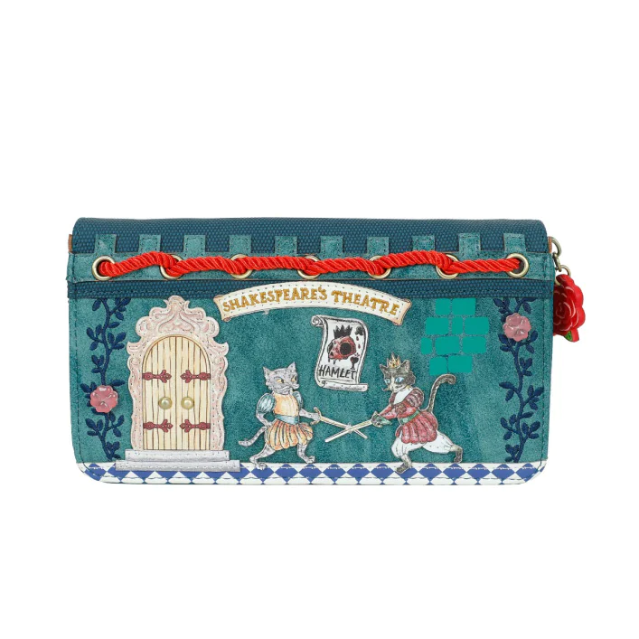 Gran Cartera Con Cremallera Alrededor Shakespeare's Theatre – Hamlet