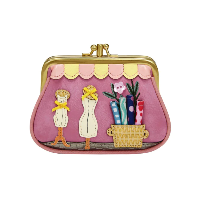 Sewing Shop - Raspberry Edition Clipper Coin Purse