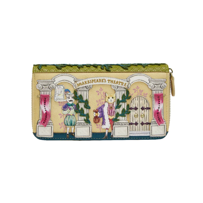 Shakespeare's Theatre - Twelfth Night Large Ziparound Wallet