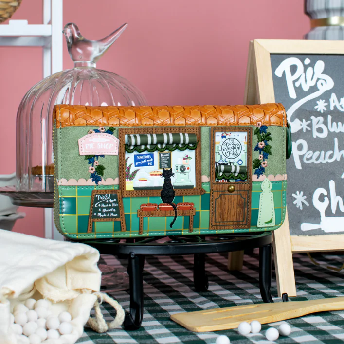 Vendula Pie Shop Large Ziparound Wallet