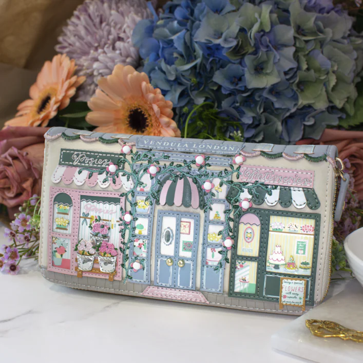 Posies and Patisseries Large Ziparound Wallet