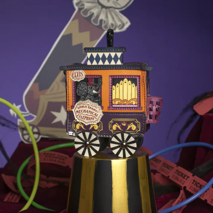 Portamonete ''Train Carriage'' Skelecat's Travelling Ghost Circus