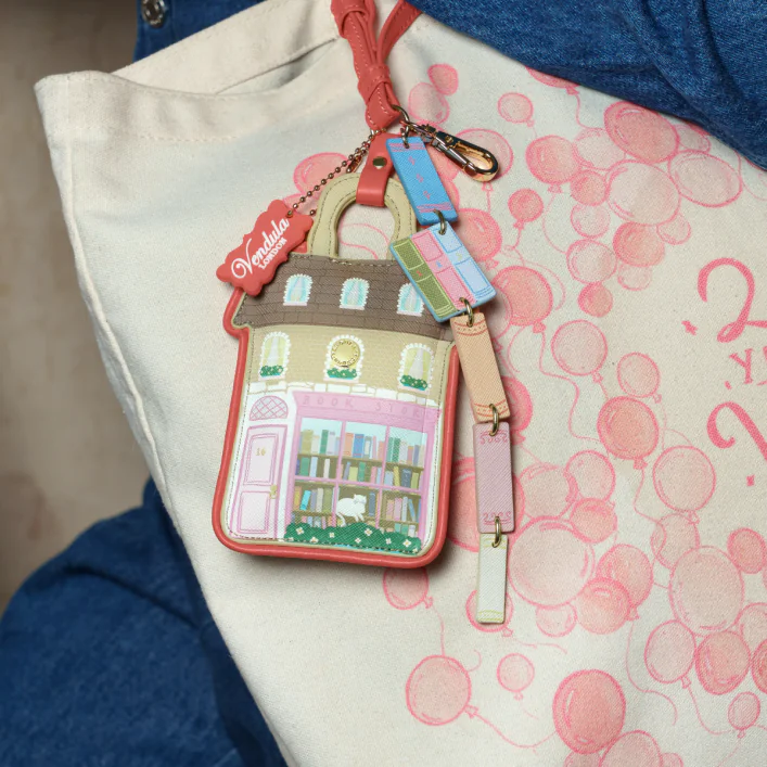 Vendula Village Book Shop Bag Charm