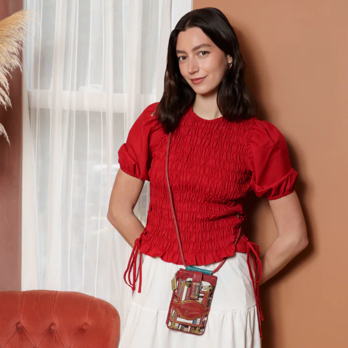 Bookshelf Boulevard Evie Phone Pouch
