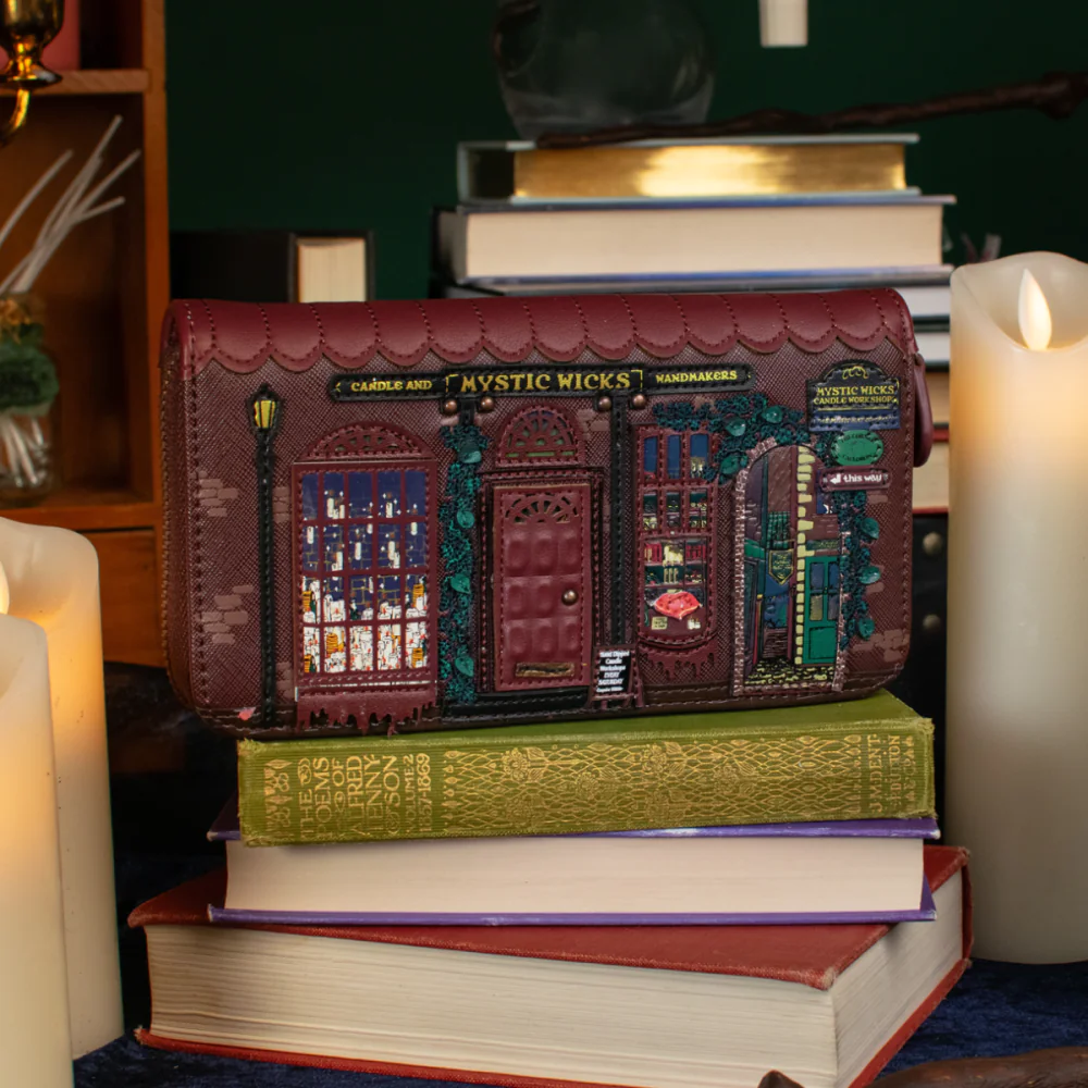Mystic Wicks Candle and Wandmakers Large Ziparound Wallet