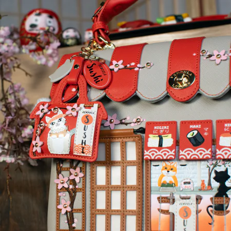 Vendula Sushi - Grey Edition Key Charm
